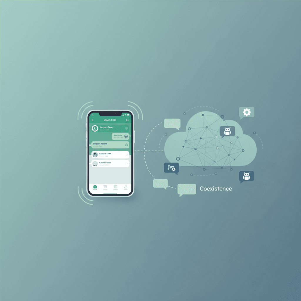 ¿Se puede usar la app de WhatsApp Business y la API en un mismo número?